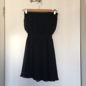 Express Strapless Black Dress Size XS